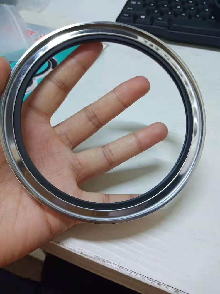 双唇不锈钢四氟油封现货销售 密封件油封厂家